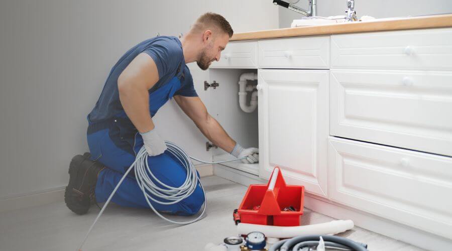 Local annual plumbing maintenance in Wardville, OK
